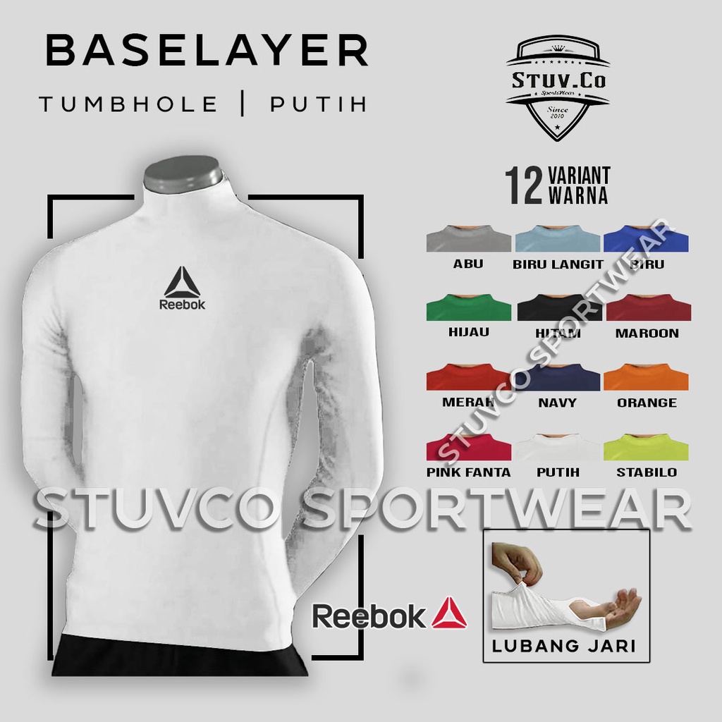 BASELAYER LONGSLEEVE THUMBOLE MANSET TANGAN PANJANG JARI DIVING LARI SEPEDA OLAHRAGA UNISEX LUBANG JEMPOL ALL SIZE XL