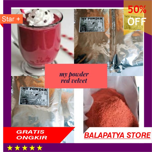 

STOK SISA 9 SAJA ! BURUAN !!! Powder Red Velvet - Red Velvet Powder - 1 Kg