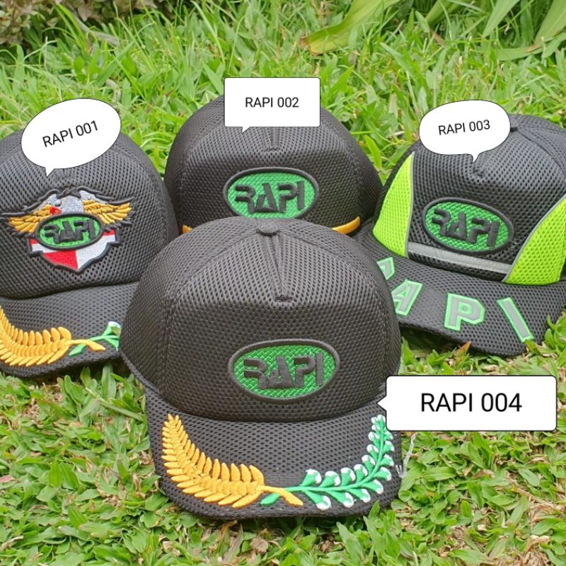 TOPI RAPI BAHAN JARING/ DOBEL MES