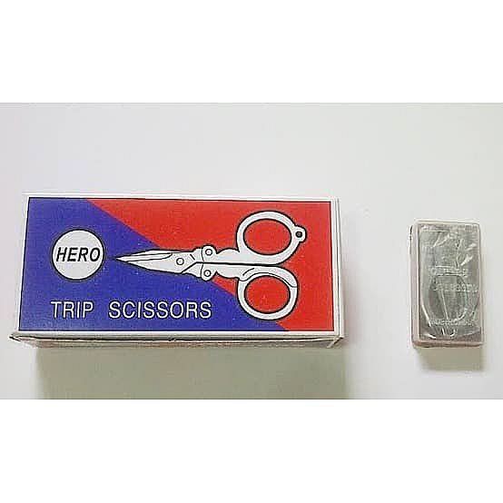 

Gunting Lipat Kecil Hero Trip Scissors Stainless Praktis Barang Jadul Eksis - GBU 1191