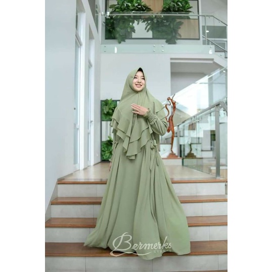 Gamis Syari Gamis Terbaru Gamis Fatimah Gamis Set Khimar/Hijab