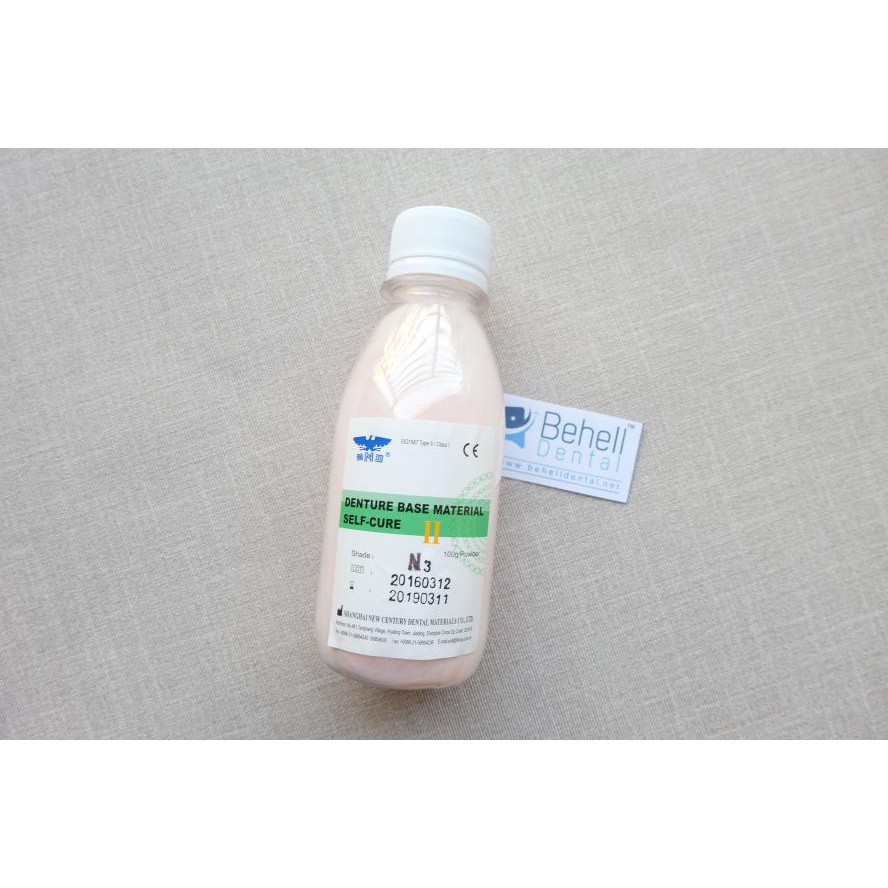 sc bubuk / selfcure / bahan pembuat gusi gigi palsu