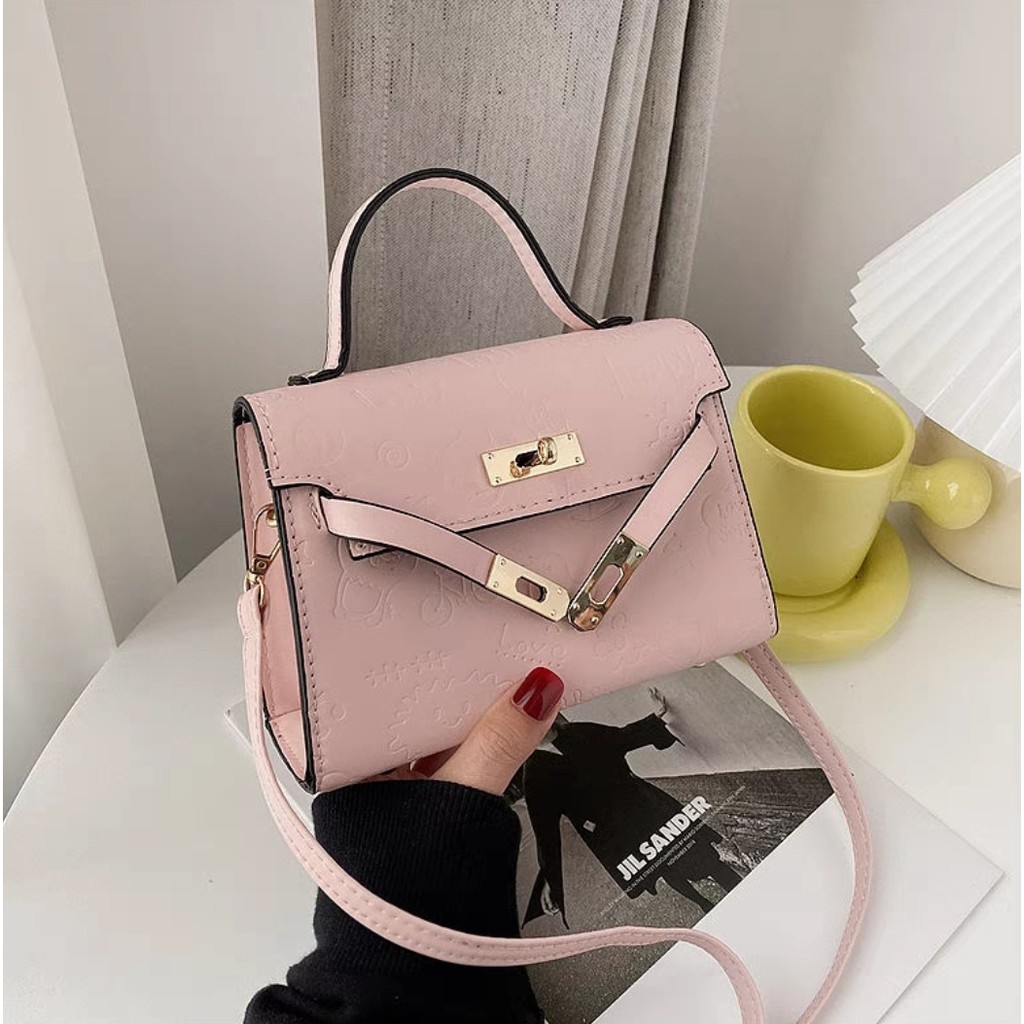 Tas Selempang Wanita kecil Terlaris Unik Simple Serut Kekinian C9N4  Pesta Fashion Berkualitas Awet 