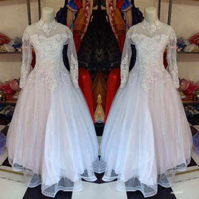 Baju Gaun Pengantin Wedding Dress Anak Wanita Murah Mewah Putih