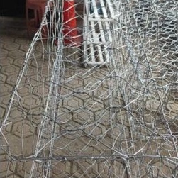 Bronjong Kawat Galvanis Standar Ukuran 2x0.5x0.5 m kawat 2.7 mm