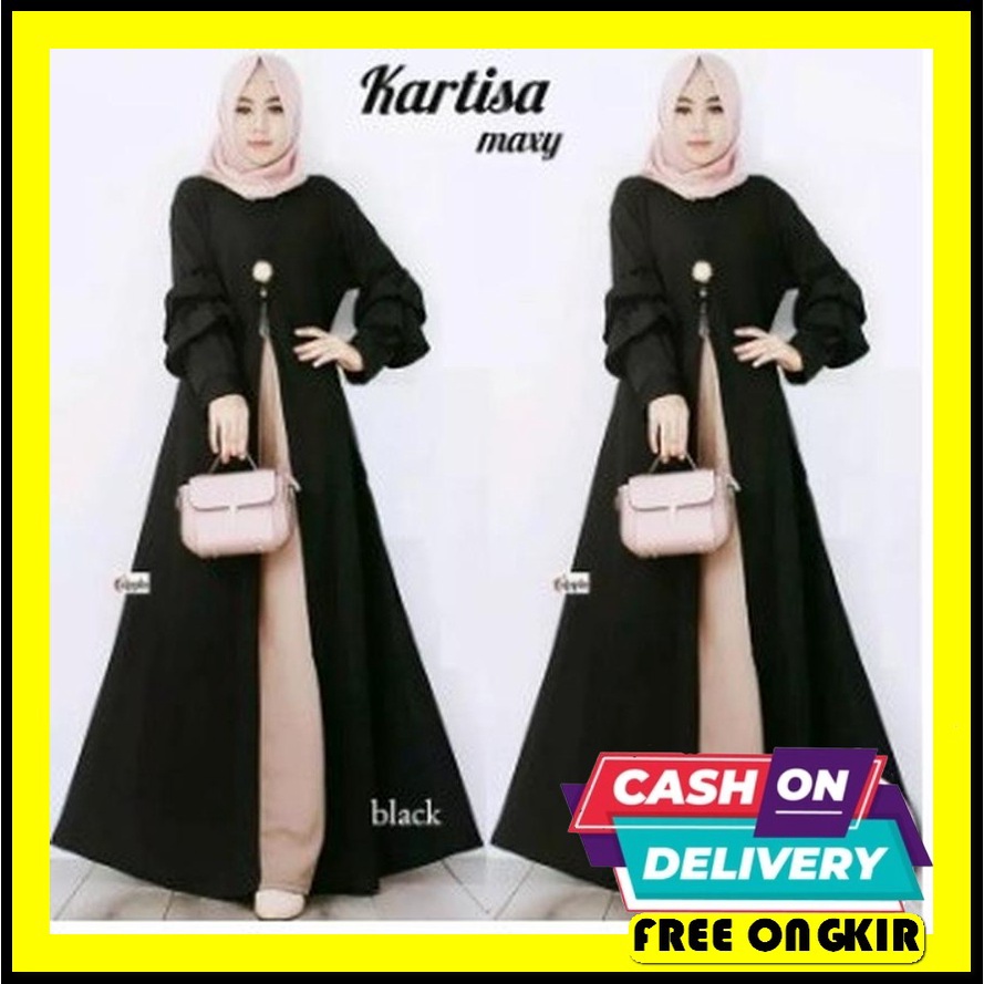 Raissa Gamis Terbaru |Gamis Wanita Terbaru 2021 Kekinian Remaja Mewah  Baju Gamis Wanita Kartisa Dr