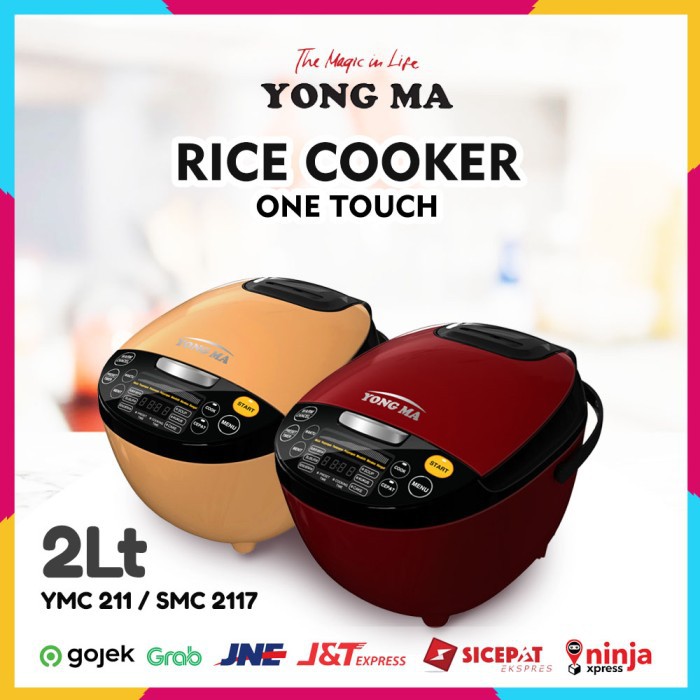 Rice Cooker Digital Yongma 2 L - Magic com Yong Ma YMC 211 / YMC2117