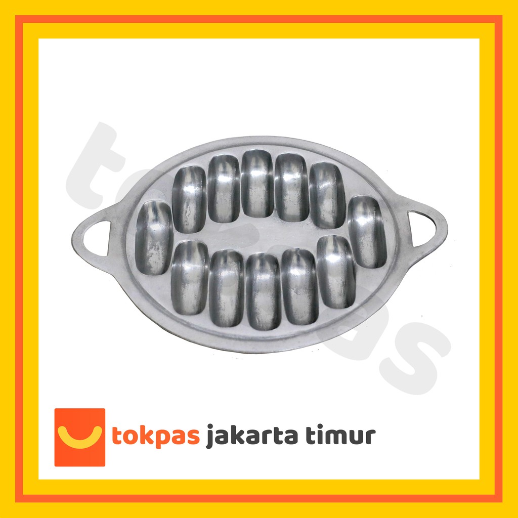 Cetakan Kue Pukis Bulat Gandos Isi Lubang 12 Pancong Rangi