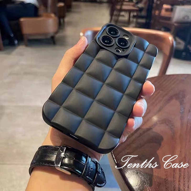 IPhone 13 12 11 Pro Max SE 2020 X Xr Xs Max 8 7 Plus Soft Case Pelindung Warna Hitam Gaya Retro Klasik Untuk