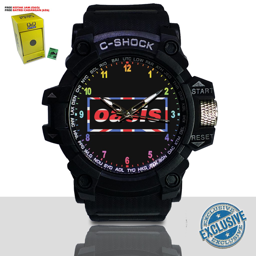 (EXCLUSIVE ) JAM TANGAN OASIS WATER RESIST FREE BOX DAN BATREI - NO.4