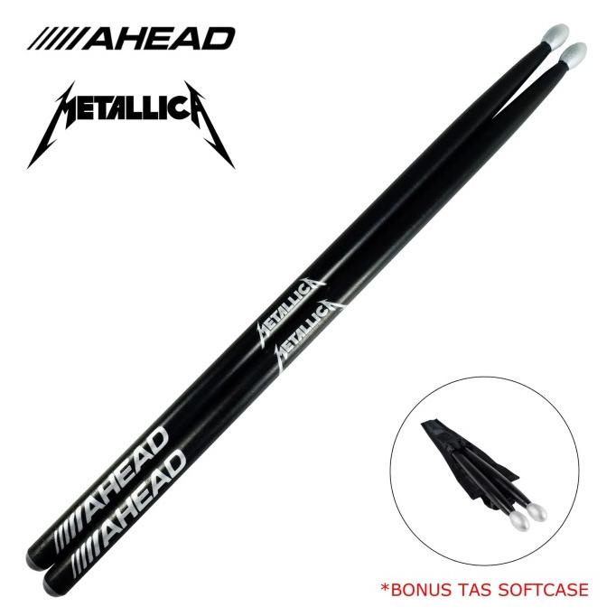 Stick Drum Metallica AHEAD BONUS Tas Softcase Stik Drum STKD-17