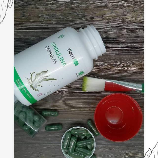 Masker spirulina tiens 100% asli