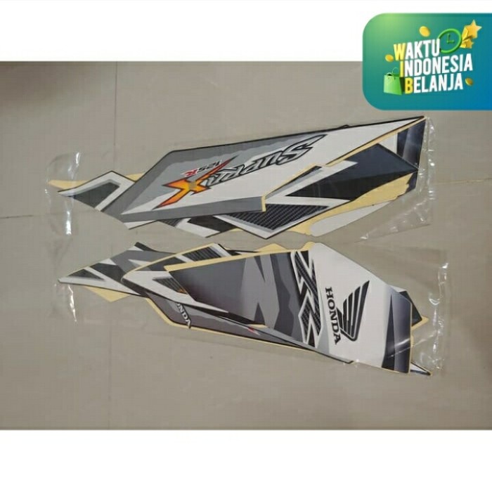 Stiker Body&Lis Body&Striping Supra X 125 2011 Hitam