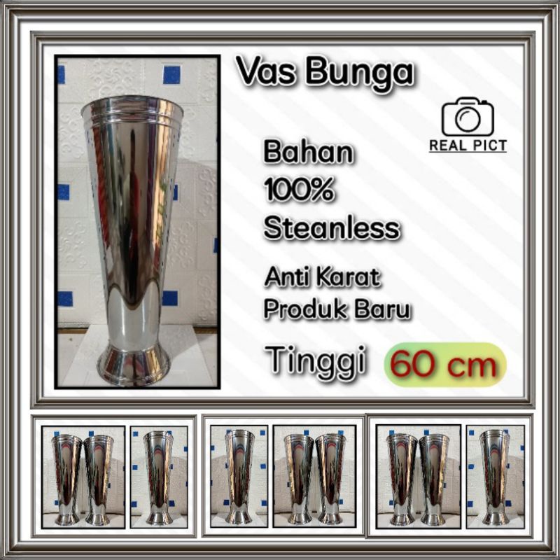VAS BUNGA DEKORASI / POT BUNGA DEKORASI ( Tinggi 60 cm )
