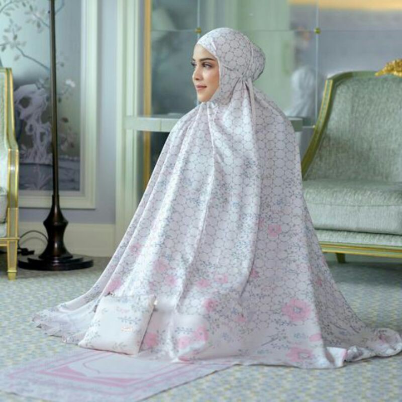 "CREAMY" MUKENA SILKY GLOW BY MYLADY HIJAB