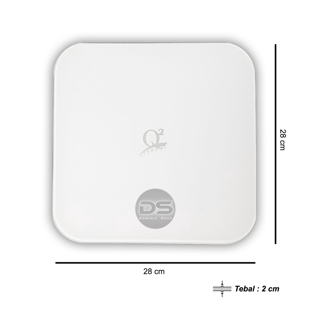 Timbangan Badan Digital Q2 (PREMIUM Q2-118) / Digital Body Scale