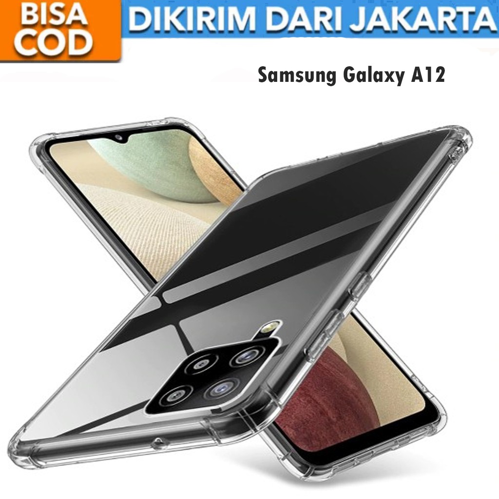 Casing Samsung Galaxy A12 Anti crack SoftCase