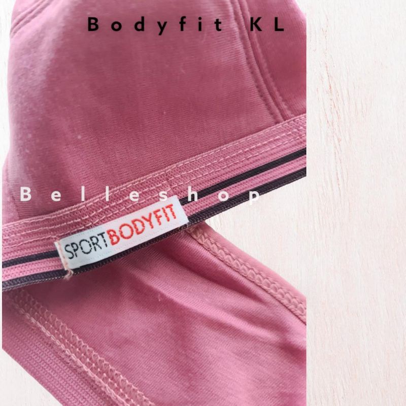 BELLE-Sport Bra Wanita Dewasa Bra Sport Bodyfit Tanpa Kawat