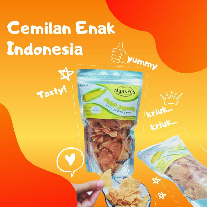 

Kriuk jagung 132gram