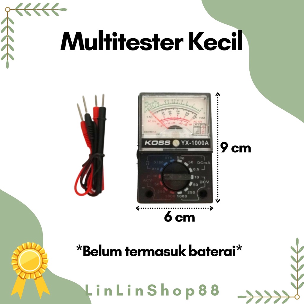 Multitester Kecil / Multimeter / Avometer