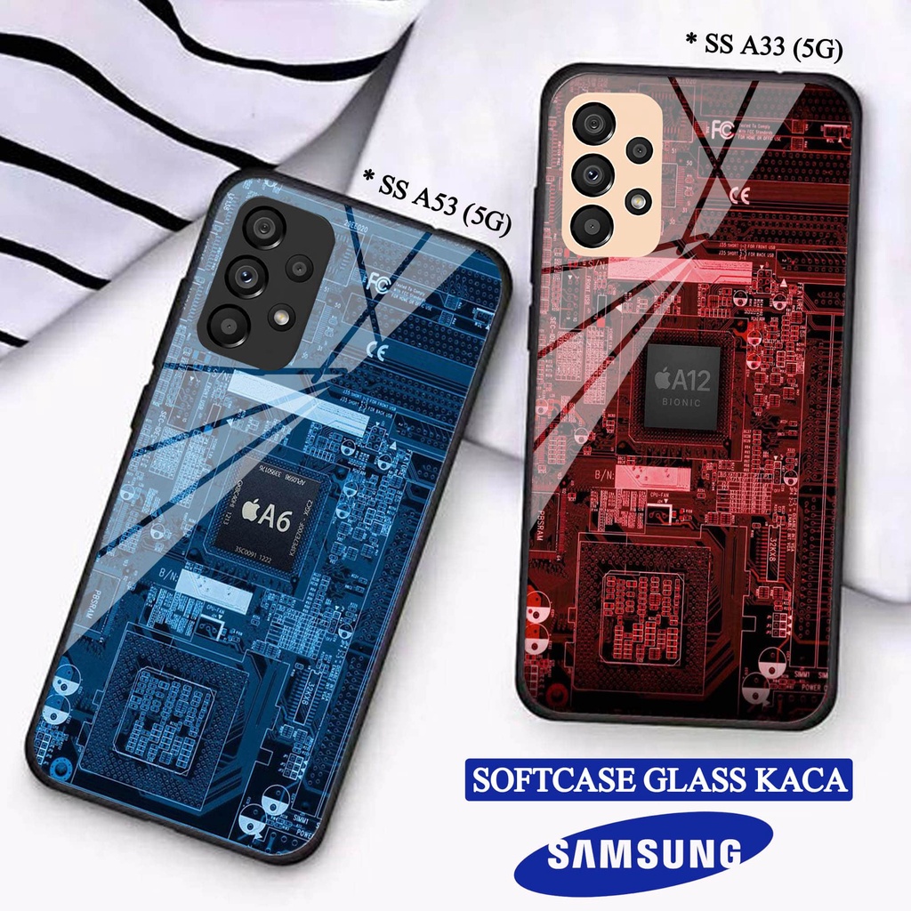 Softcase Glass Kaca  SAMSUNG A33(5G) A53(5G) - Casing HP SAMSUNG A33(5G) A53(5G) [ S30 ].