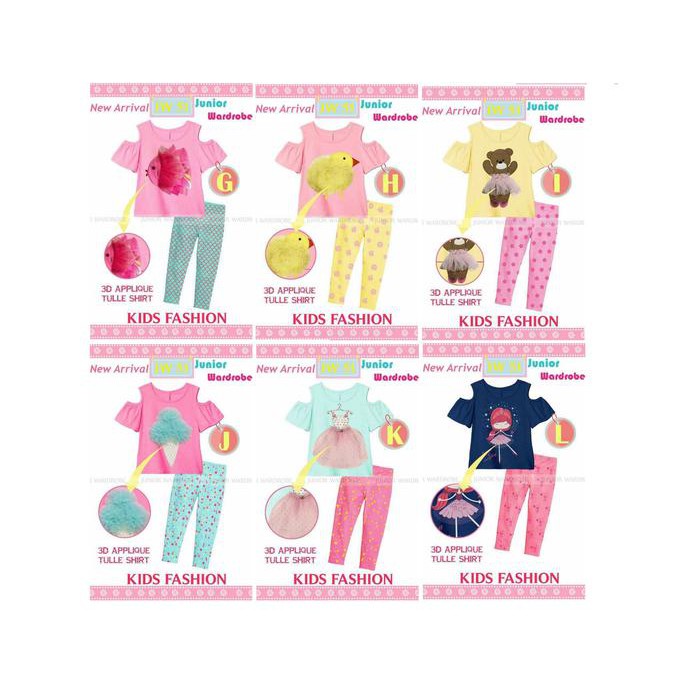 SETELAN BAJU ANAK FASHION JUNIOR WARDROBE JW