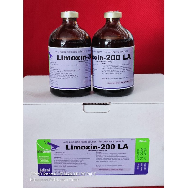 Jual LIMOXIN 200 LA Antibiotik Oxytetracycline Shopee Indonesia