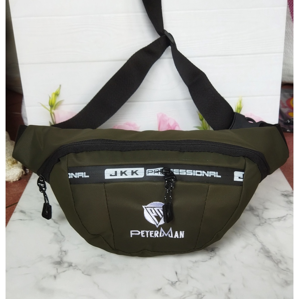 Waistbag pria gaul / Tas Selempang outdoor / tas pinggang pria waterproof