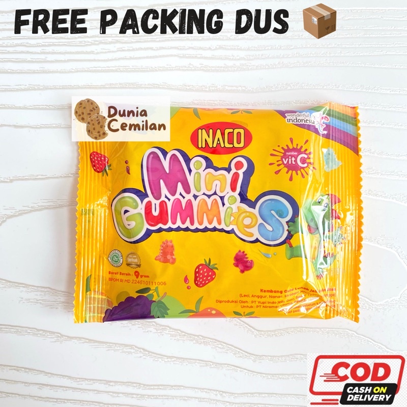 

[TERMURAH] Inaco Mini Gummies 15 gram - Yupi Kembang Gula Lunak Aneka Rasa