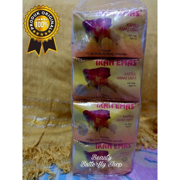 

Jamu Asam Urat cap Ikan Emas 1 Bal