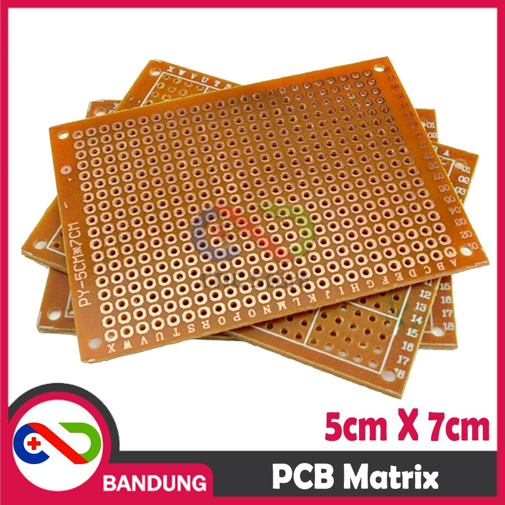 PCB DOT MATRIX LUBANG 5X7CM