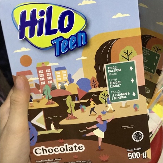 

HILO Teen Susu Berkalsium Tinggi Coklat Box 500gr