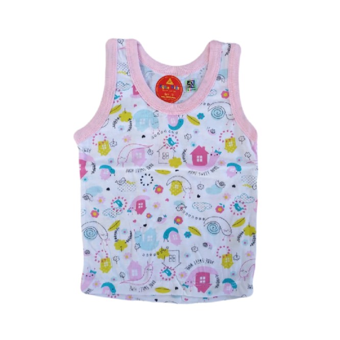 (6 PCS) AGREE Kaos Singlet Anak bayi Motif-B