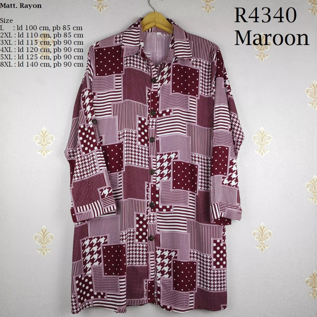 BT - TUNIK BATIK BAHAN KATUN RAYON (TUNIK SHAKILA)