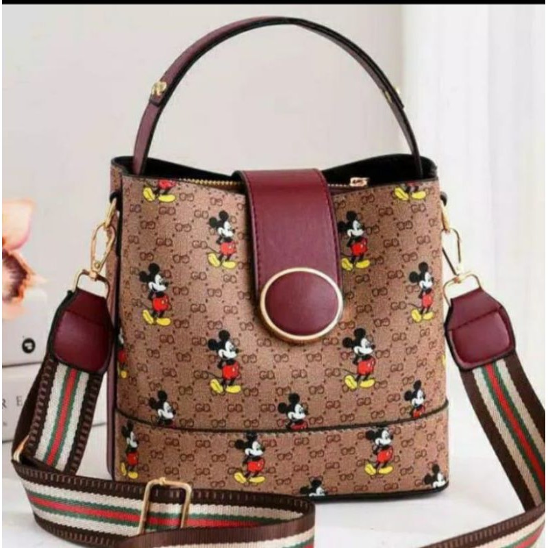 FHG Bwt Gucci Bucket Mickey bag