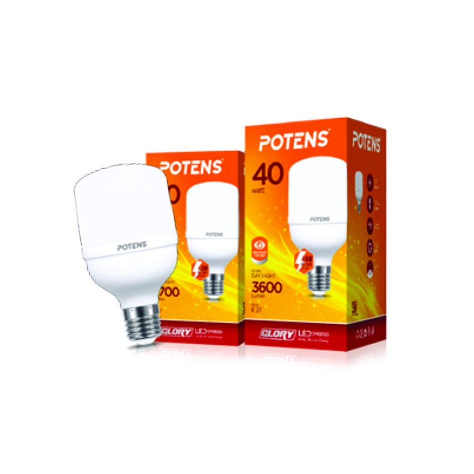 ☀ Sunly ☀ A144 Potens Lampu LED A-Bulb 6500K Bohlam 16Watt - 23Watt Garansi Import