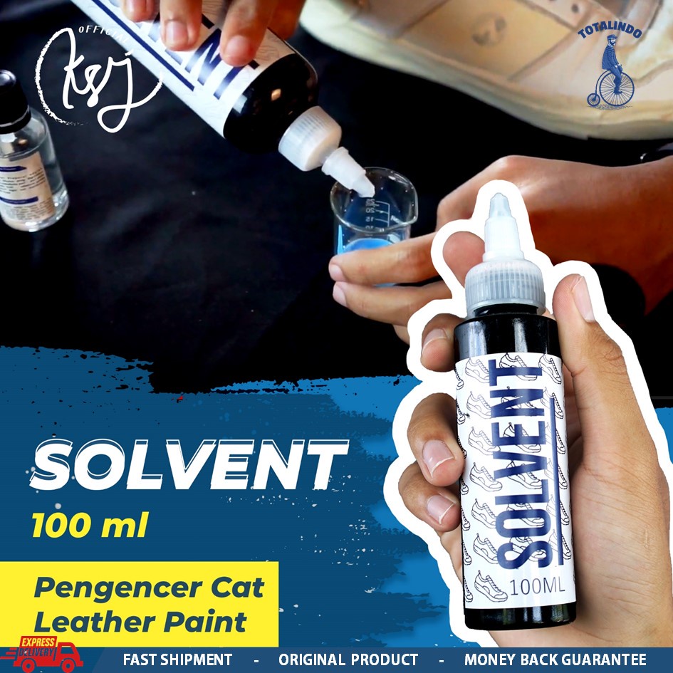 

Leather Paint Solvent Thinner / Pengencer Cat Kulit Sepatu & Tas