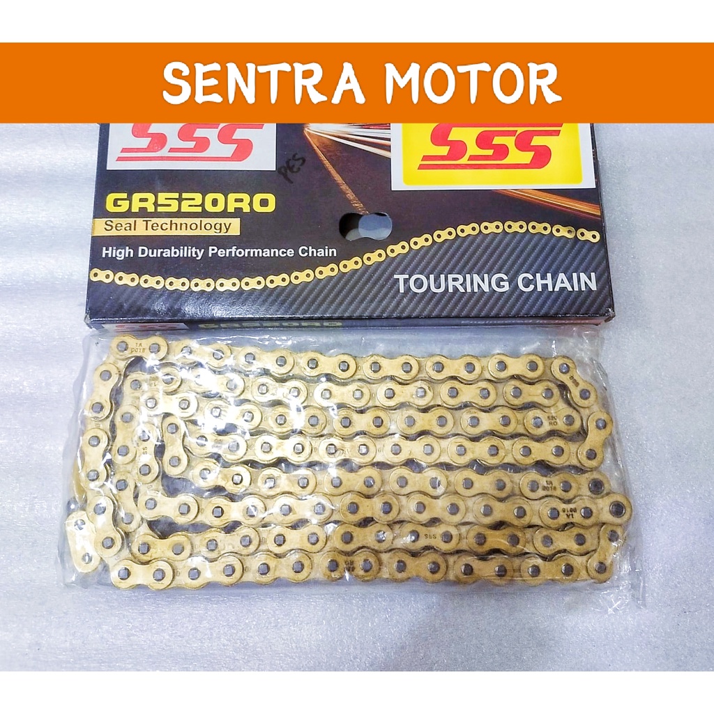 Rantai SSS 520 130L Oring Rantai SSS Ukuran 520 -130L SSS 520RO Oring PNP Universal