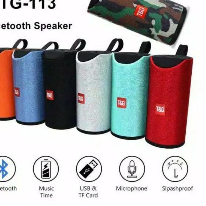 Promo new Year[RA-1283]Speaker Bluetooth TG-113 JBL Music Box Panjang BT TG113 Wireless Portable Ext