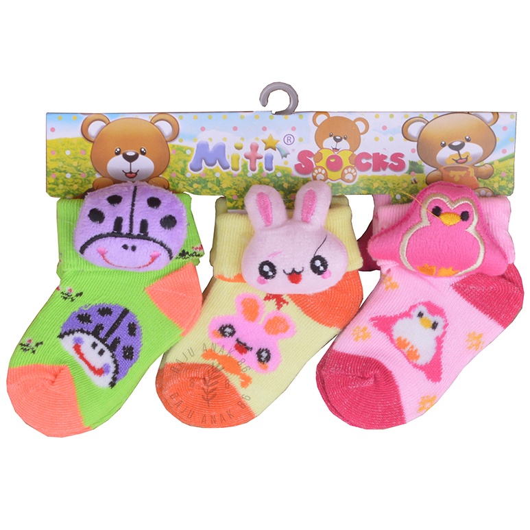 Kaos Kaki Bayi 3in1 Boneka 3D - 022.4248