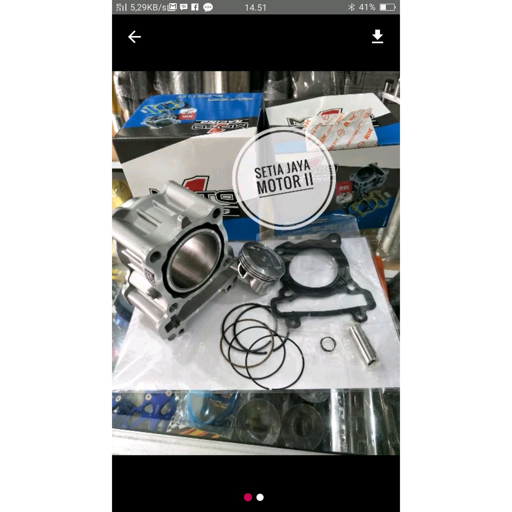 blok seher vixion moto1 62 set komplit JKS5952