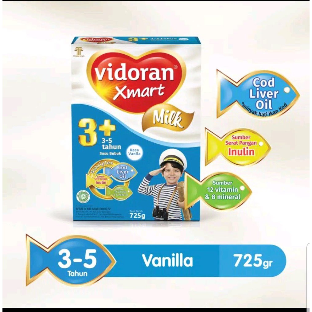 

VIDORAN XMART 3+ VANILA 725 GR