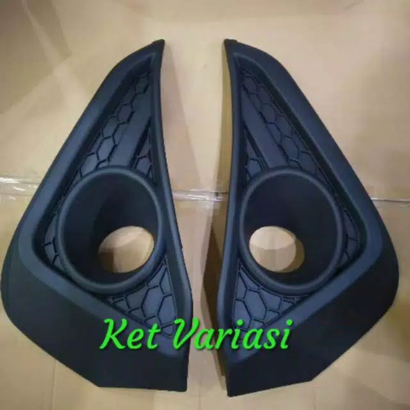 Cover foglamp all new Rush/ Terios 2018 2020 2022  model Trd Hitam