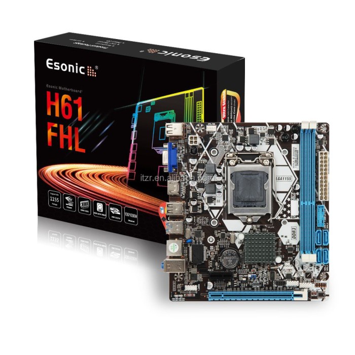 PAKET INTEL CORE i5 2400/2500+MOTHERBOARD H61 SOCKET 1155
