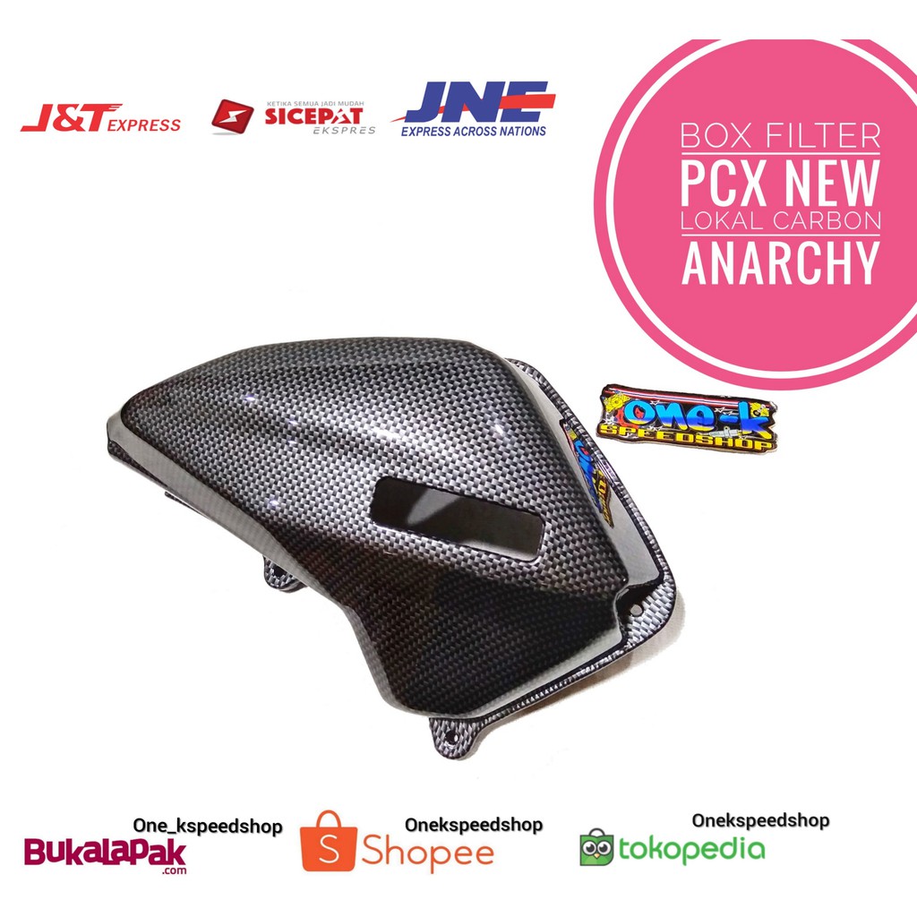 Cover Filter PCX 150 New Tutup Cover Hawa PCX New Cover Air Filter Udara Carbon