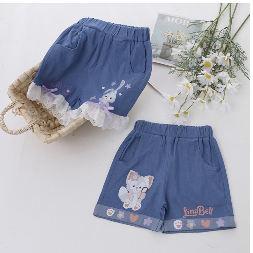 babyfit celana pendek hotpants renda anak perempuan import cy-926r