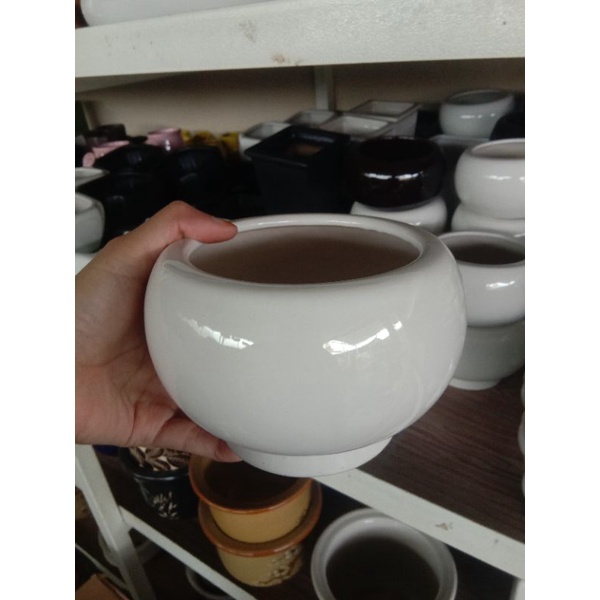 Pot keramik / Pot keramik kaktus / Pot keramik bonsai/ Pot keramik premium