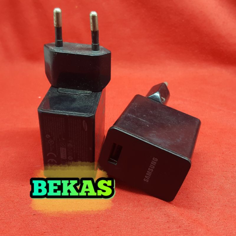 Charger Adaptar Samsung 2amper Tab 1 Tab 2 Asli Sein Original bawaan Hp.100% Ori (Second) Garansi