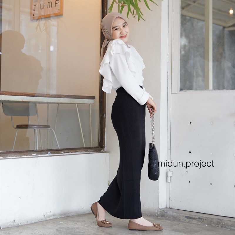 SKINNY SKIRT | ROK SPAN RAJUT PREMIUM | midun.project