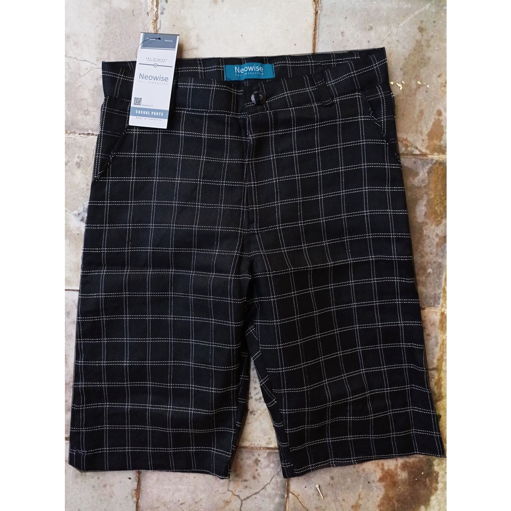 Celana Tartan Pendek Celana Pendek Kotak Kotak